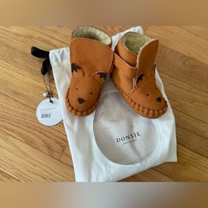 NWT Donsje ‘Fox’ Baby Booties 🦊 6–12M